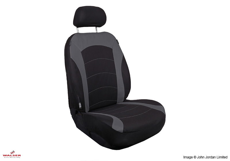 :WL11785 - Walser ZIPP-IT seat covers, front seats only, Inde black-grey - RETURNED