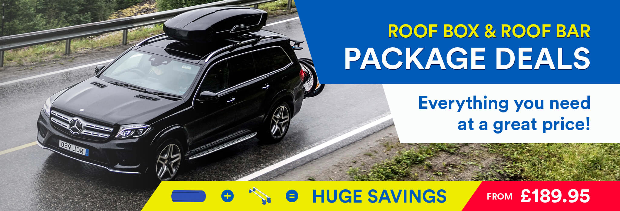 Roof Box & Bars Package Deals: Save when you buy your roof box and roof bars together