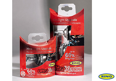 Ring H4 Ultra Xenon headlight bulbs (972 x 2) no. LG103