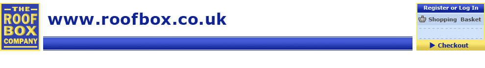 WELCOME TO www.roofbox.co.uk: This is The Roof Box Company's website. the UK's leading mail order supplier of car roof boxes, roof bars, roof racks, bike carriers, boot liners, bike boxes, seat covers, snow chains, dog bags and other car accessories for sale or rental. 