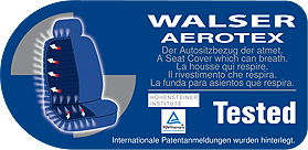 WALSER 'Aerotex' seat covers keep you cool! WALSER 'Aerotex' seat covers keep you cool!