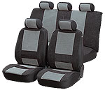 Walser AQUILO AEROTEX Black and Grey Car Seat Covers at The Roof Box Company