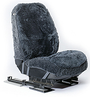 WALSER Real Sheepskin, Dark Grey car seat covers at The Roof Box Company