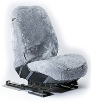WALSER Real Sheepskin, Silver-Grey car seat covers at The Roof Box Company