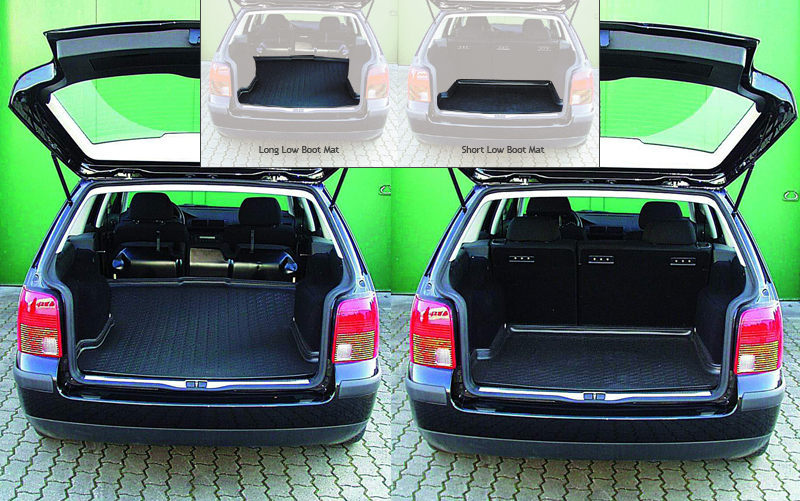 Carbox Boot Mat, long low and short low for VW Passat Estate
