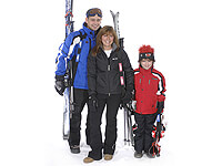 :Skiweb Ski and Pole carrier - Red