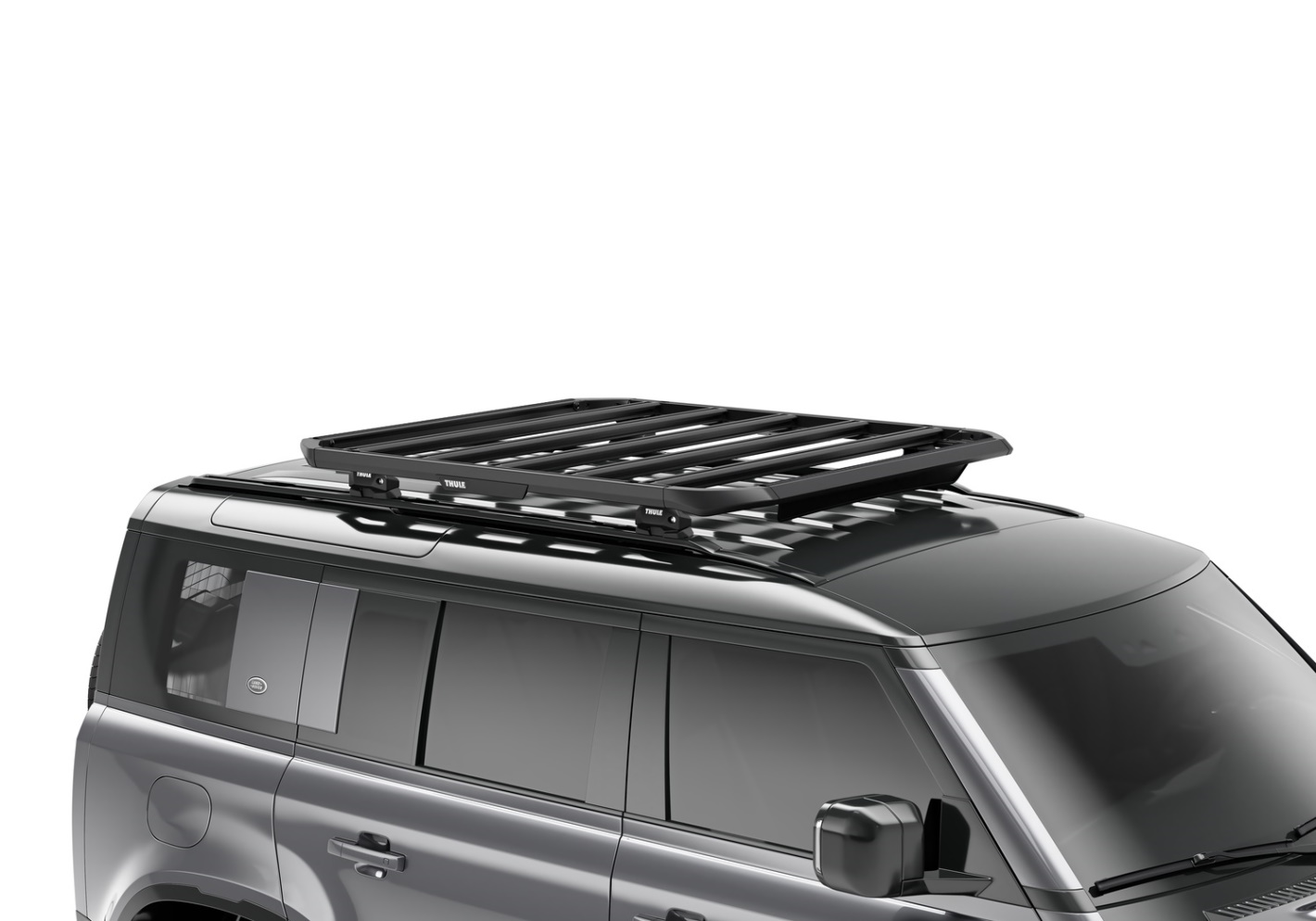 Hyundai Santa Fe (2012 to 2018):Thule Caprock M - complete roof platform package