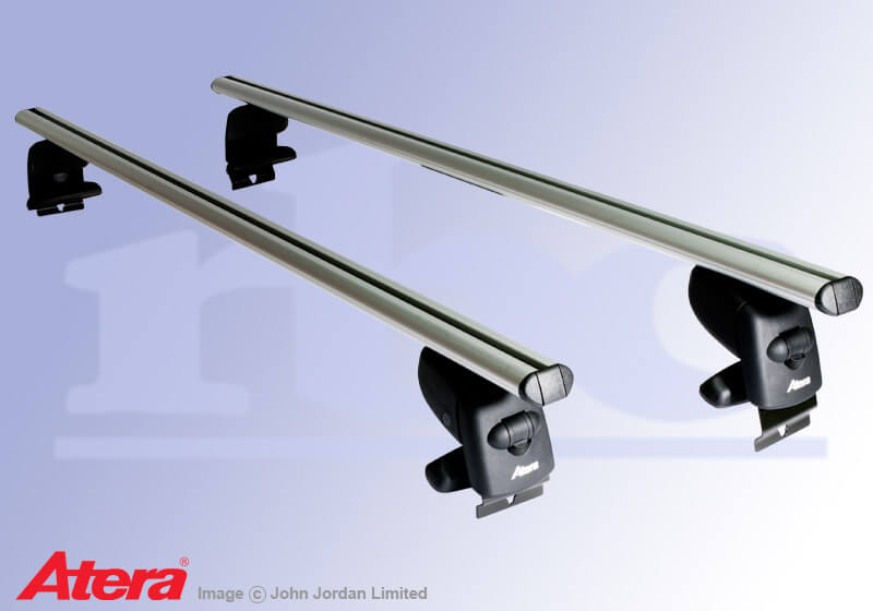 Nissan Qashqai (2007 to 2014):Atera SIGNO AS silver aluminium roof bars (locks incl.) no. AR5200
