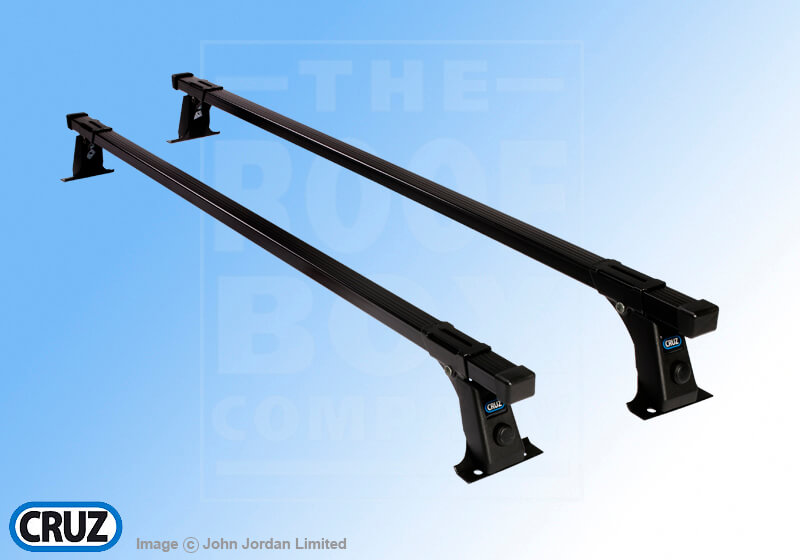 Nissan Pathfinder five door (2005 to 2013):CRUZ complete roof bar system (2 bars) no. 922 423