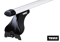 Vauxhall Vectra four door saloon (1996 to 2002) :Thule roof bars package - 4604, 760