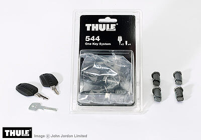 Thule keyed alike lock barrels x 4 no. TU544 - when bought on their own