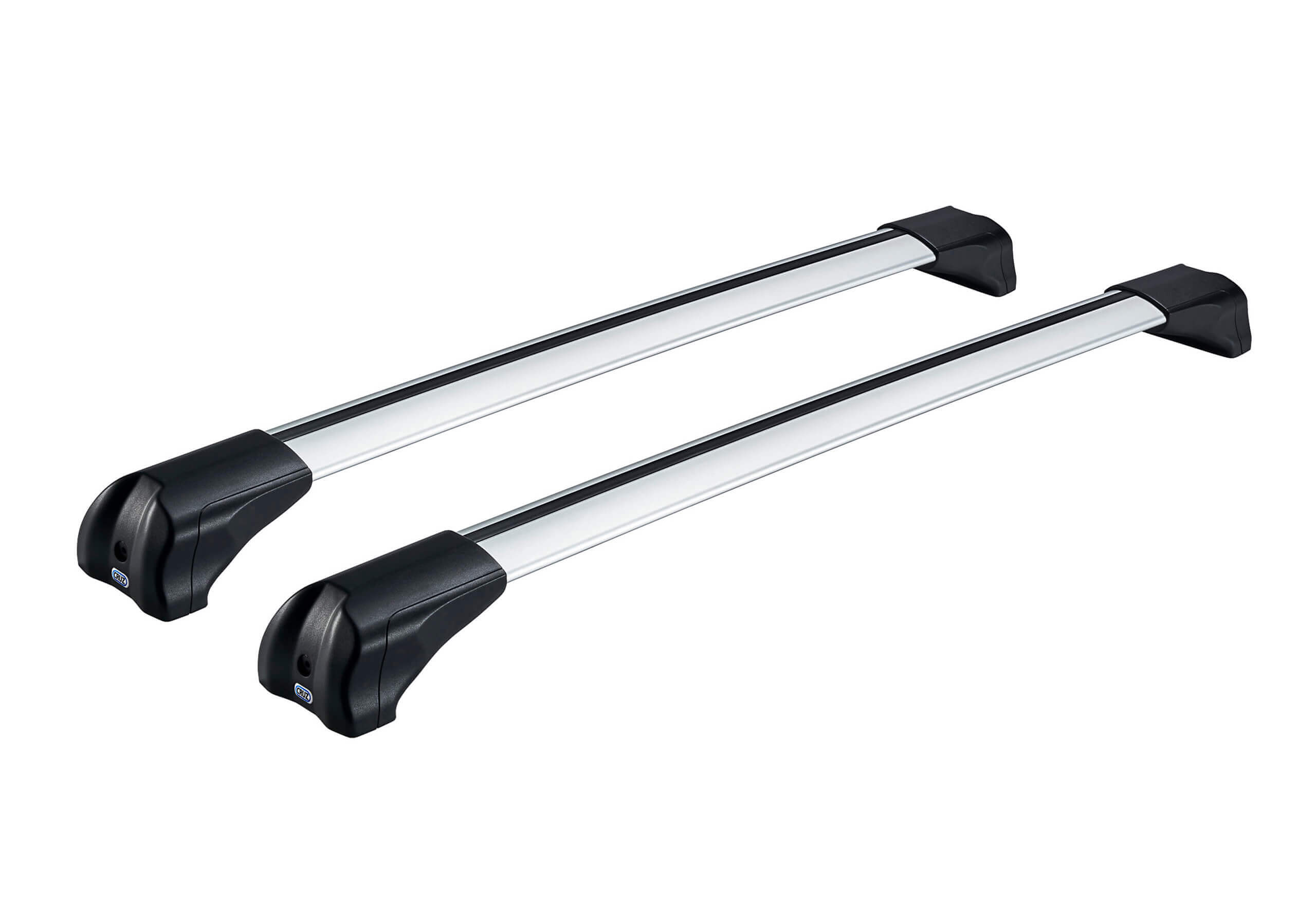 BMW 5 series four door saloon (1996 to 2001):CRUZ Airo Fuse silver aluminium roof bars with fitting kit 6016