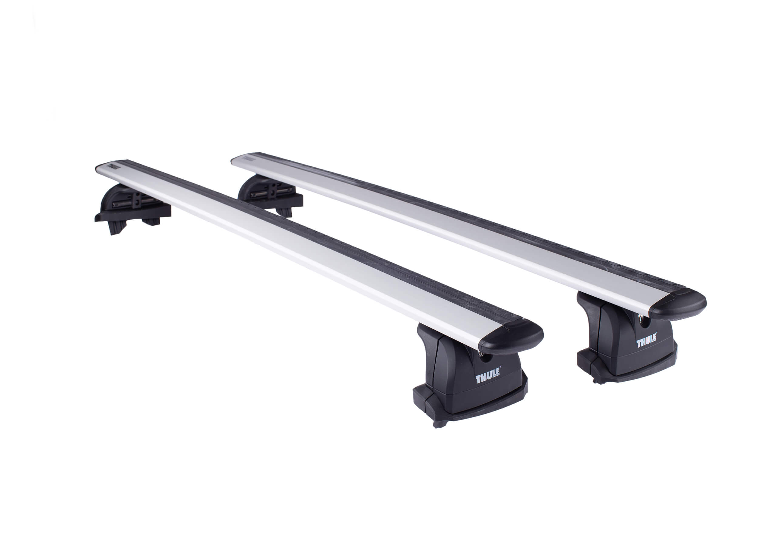 Nissan NV400 L1 (SWB) H2 (high roof) (2010 to 2022):Thule silver Evo WingBars package - 753, 7114, 3096