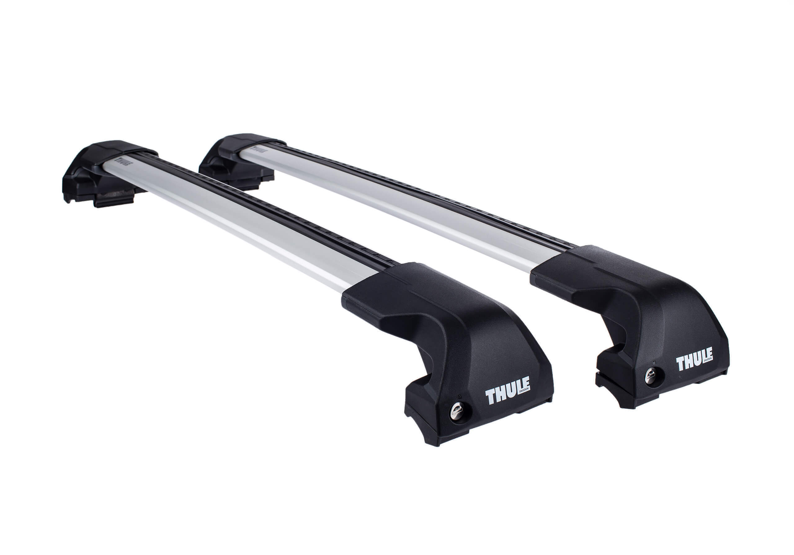 BMW X1 (2015 to 2022):Thule Edge silver WingBars package - 7206, 7214 x 2, 6007
