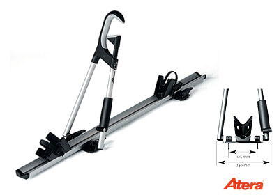 4 x Atera GIRO AF aluminium bike carriers with roof bars