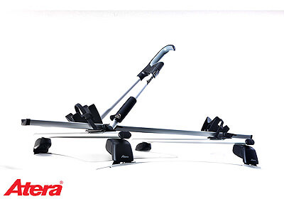 4 x Atera GIRO AF aluminium bike carriers with roof bars