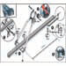 CRUZ 'Bici-rack' T-track adapters for CRUZ aluminium aero bars no. 857 006
