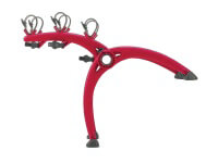 Volkswagen VW Jetta four door saloon (2005 to 2011) :Saris Bones 3 bike carrier, red, no. SAB3-RD