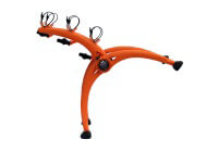 Volkswagen VW Jetta four door saloon (2005 to 2011) :Saris Bones 3 bike carrier, orange, no. SAB3-OR