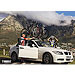 4 x Thule ProRide 591 bike carriers with locking roof bars