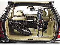 Volkswagen VW Sharan (2000 to 2010) :Thule Indoor 592 for two bikes