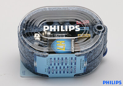 Philips H7 VisionCare complete spare bulb kit no. LG032
