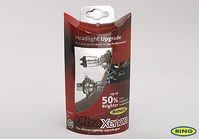 Ring H7 Ultra Xenon headlight bulbs (977 x 2) no. LG105