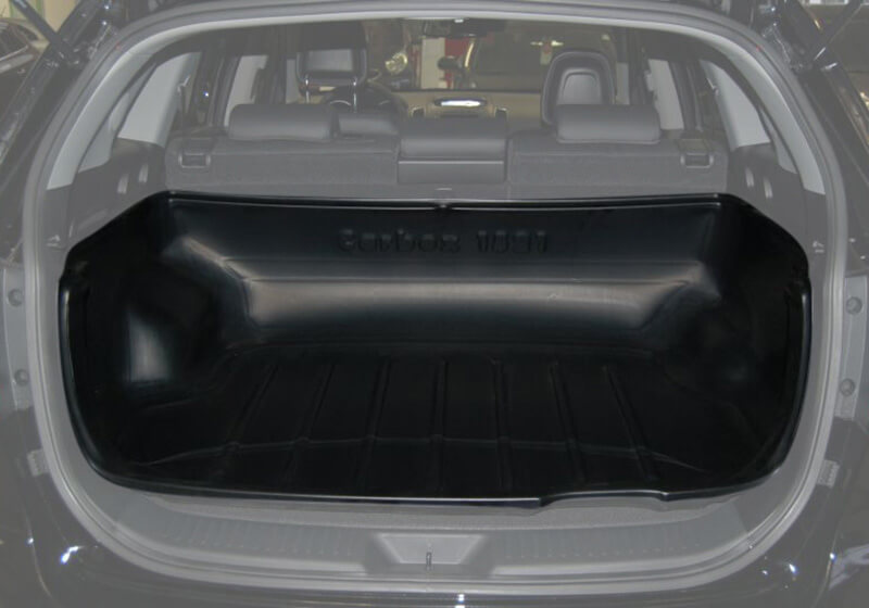 Kia Sorento (2010 to 2015):Carbox Classic S boot liner, black, for Kia Sorento, 101521000