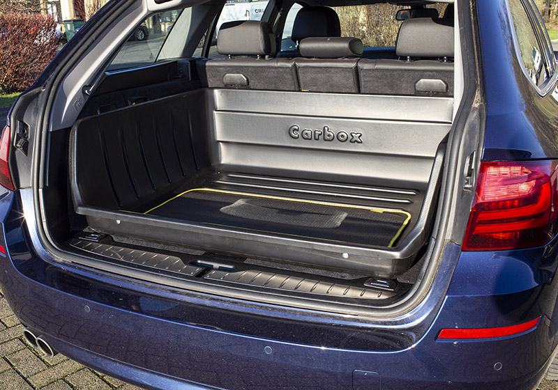 BMW 5 series Touring (2010 to 2017):90cm long Carbox YourSize 106, cut away front, 100106090