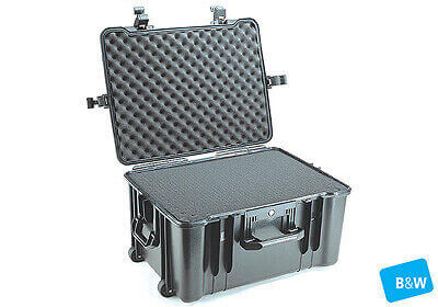 B&W outdoor.case, Type 68, black, padded dividers, no. 1.6033/B/RPD