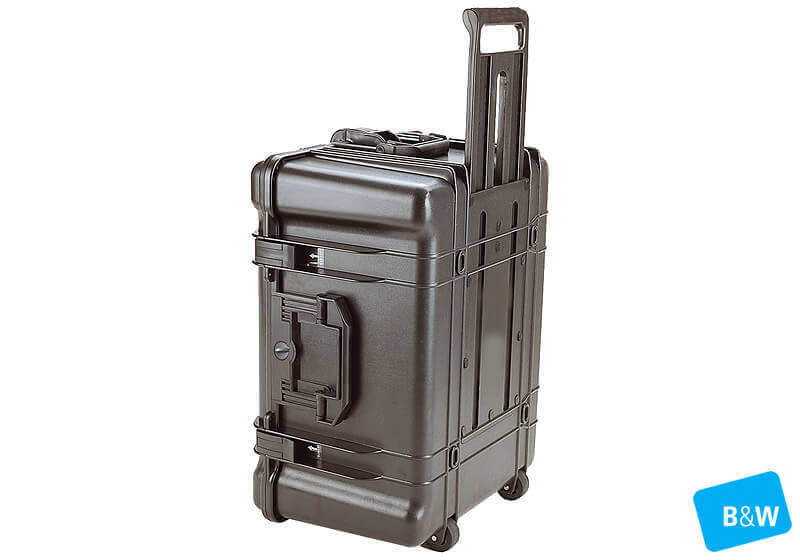 B&W outdoor.case, Type 68, black, padded dividers, no. 1.6033/B/RPD