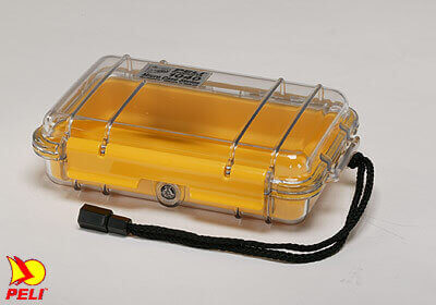 Peli 1040 Micro Case - clear with yellow liner, no. PL1040-007-100
