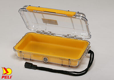 Peli 1040 Micro Case - clear with yellow liner, no. PL1040-007-100