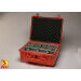 Peli 1550 case, <font color=#FF6600><b>orange</b>, with padded dividers</font>, no. PL1550-004-150