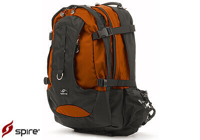 Spire laptop backpack "Torq", burnt orange / black, no. TQ7-ORN