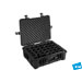 B&W outdoor.case, Type 65, black, padded dividers, no. 1.6023/B/RPD