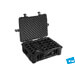 B&W outdoor.case, Type 65, black, padded dividers, no. 1.6023/B/RPD:B&W outdoor.case, Type 65, black, padded dividers, no. 1.6023/B/RPD