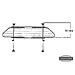 Jeep Cherokee (1985 to 2000)  1993 - 1997 models only:Saunders wire mesh dog guard no. VCSW27 (W27)