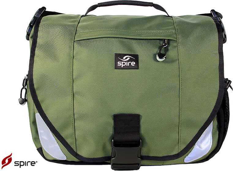 Spire Endo laptop messenger bag - Cosmic green/black (SREN-GRN)