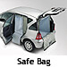 Mazda 626 estate (1992 to 1998) for cars with roof rails:Safe Bag