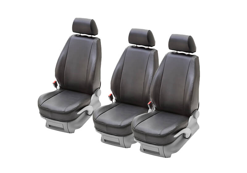Volkswagen VW T6 Caravelle (2015 onwards):PeBe Stark Art 1 + 1 + 1 seat cover set, with headrests, no. 784517NR
