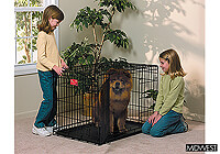 :Midwest 36" folding dog cage, double door, black, no. MD1636DD
