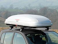 :KAMEI Grizzly XL roof box, metallic silver, KM58027