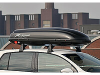 :KAMEI Delphin 340K roof box, gloss black, LEFT side opening no. KM347 (08134741)