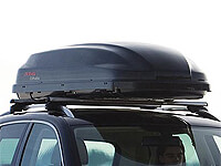 :KAMEI Corvara 475 black metallic DuoLift roof box no. KM418 (08141841)