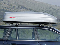 :KAMEI Corvara 390K silver roof box right side opening no. KM430 (08143007)
