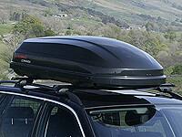 :KAMEI Corvara 390K black metallic DuoLift roof box no. KM438 (08143841)