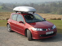 :KAMEI Grizzly XL roof box, metallic silver - return no. 58027X