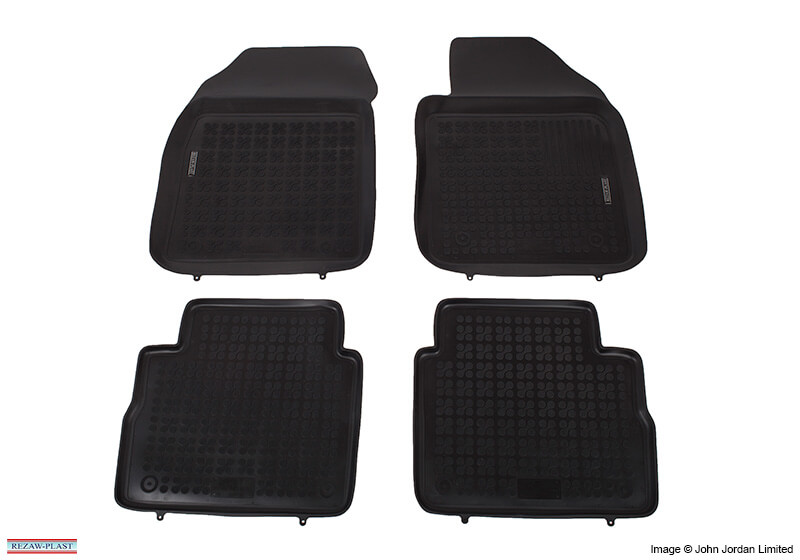 Vauxhall Astra five door (1998 to 2004):Rezaw-Plast floor mats (set of 4), black, no. RZ240505