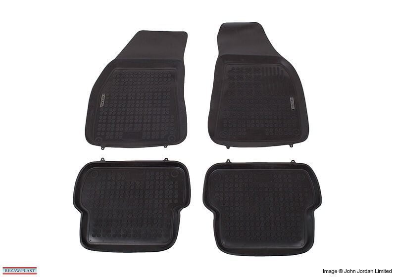 Hyundai i20 five door (2009 to 2015):Rezaw-Plast floor mats (set of 4), black, no. RZ241602